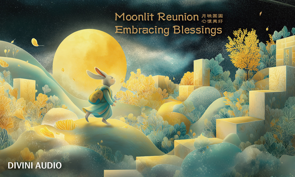 月映團圓,心懷美好 — 中秋快樂Moonlit Reunion, Embracing Blessings — Happy Mid-Autumn Festival